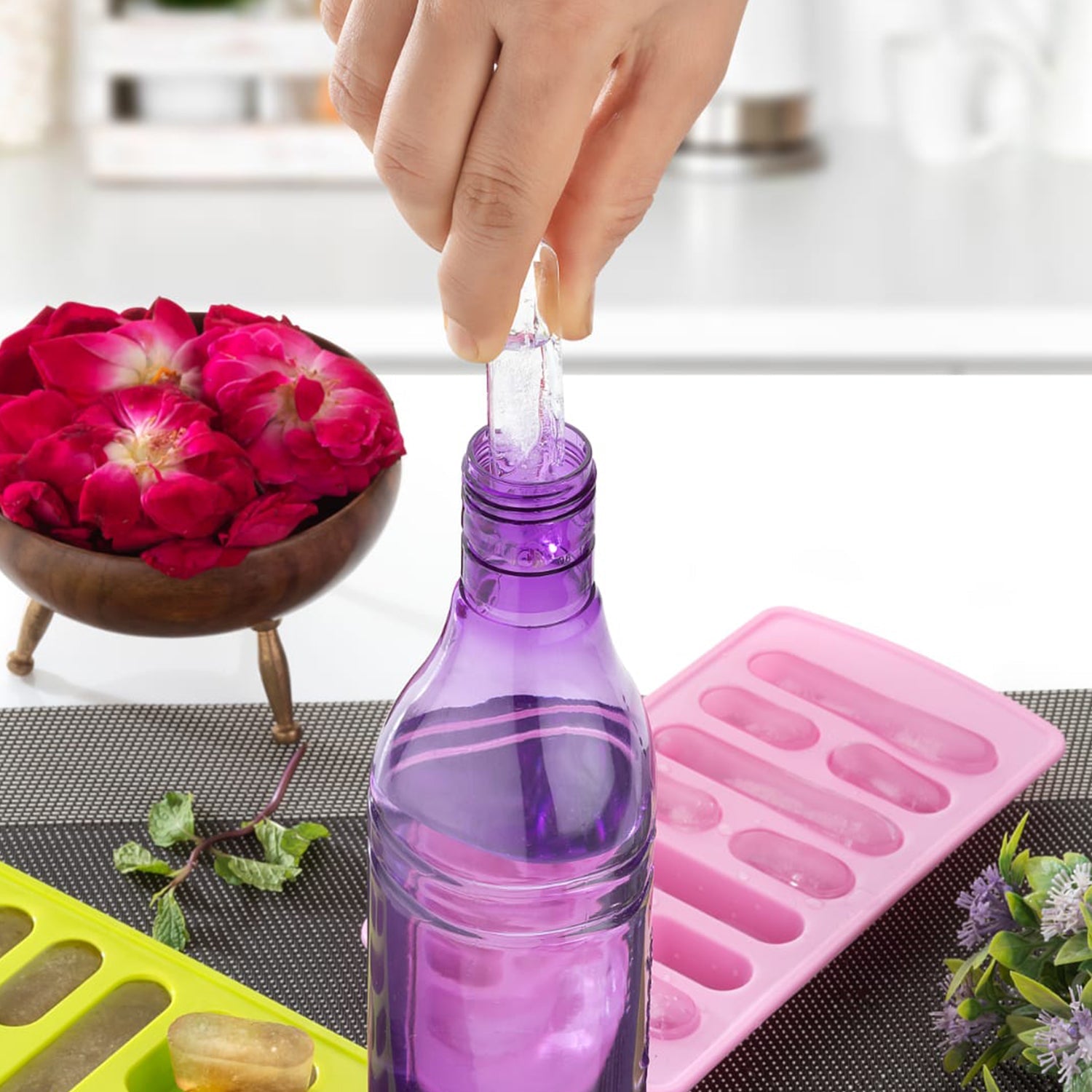 0784 4 Pc Fancy Ice Tray used widely in all kinds of household places while making ices and all purposes. freeshipping - DeoDap 0784 4 Pc Fancy Ice Tray used widely in all kinds of household places while making ices and all purposes. freeshipping - DeoDap
